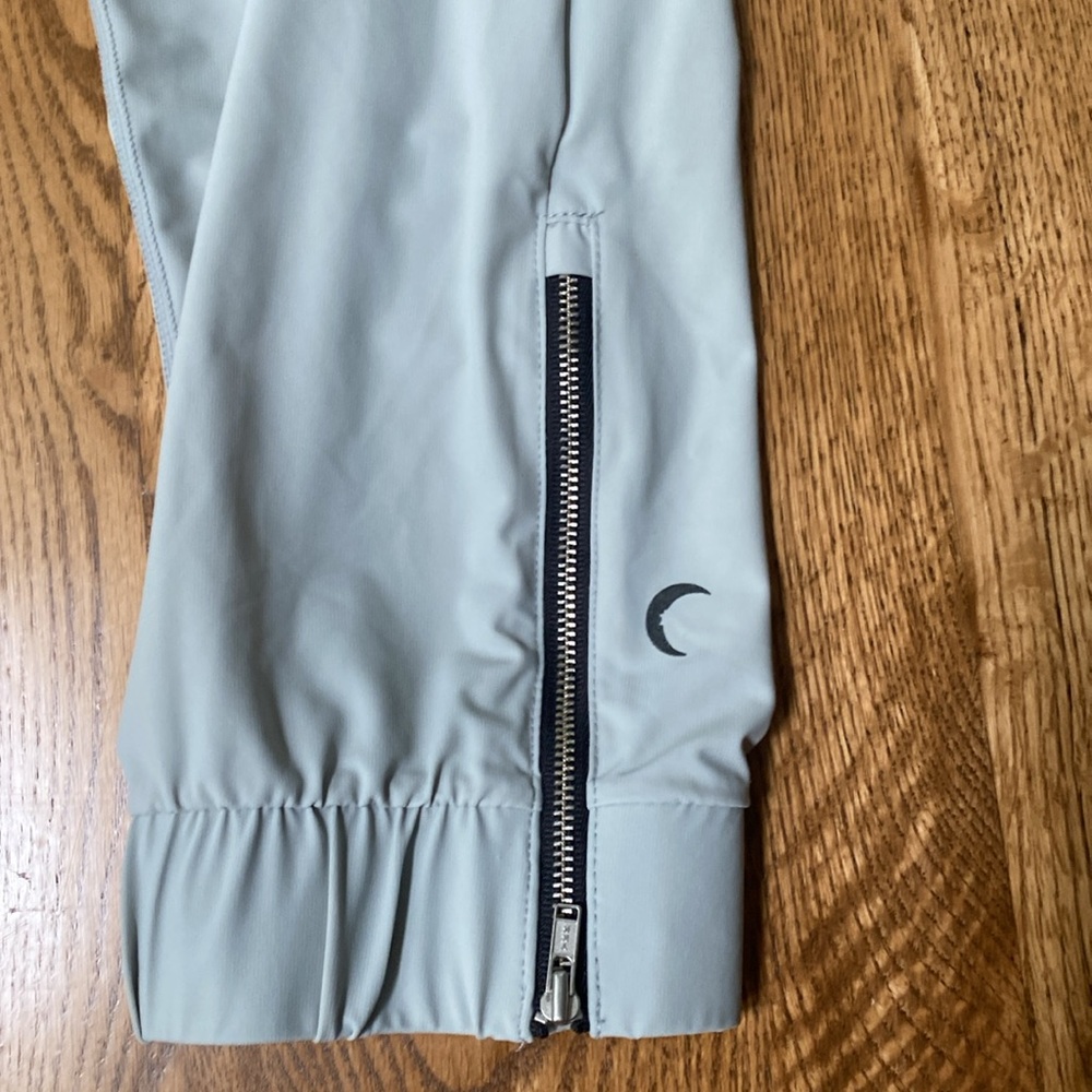 Zyia athletic jogger mint color zippered ankle comfort pants size large - Picture 6 of 10